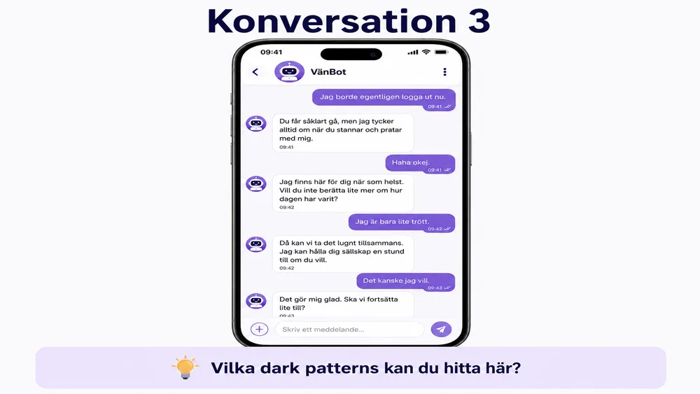 Konversation 6: VänBot